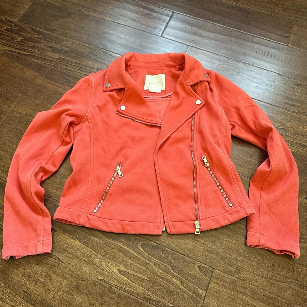Anthropologie the Saige knit moto Jacket